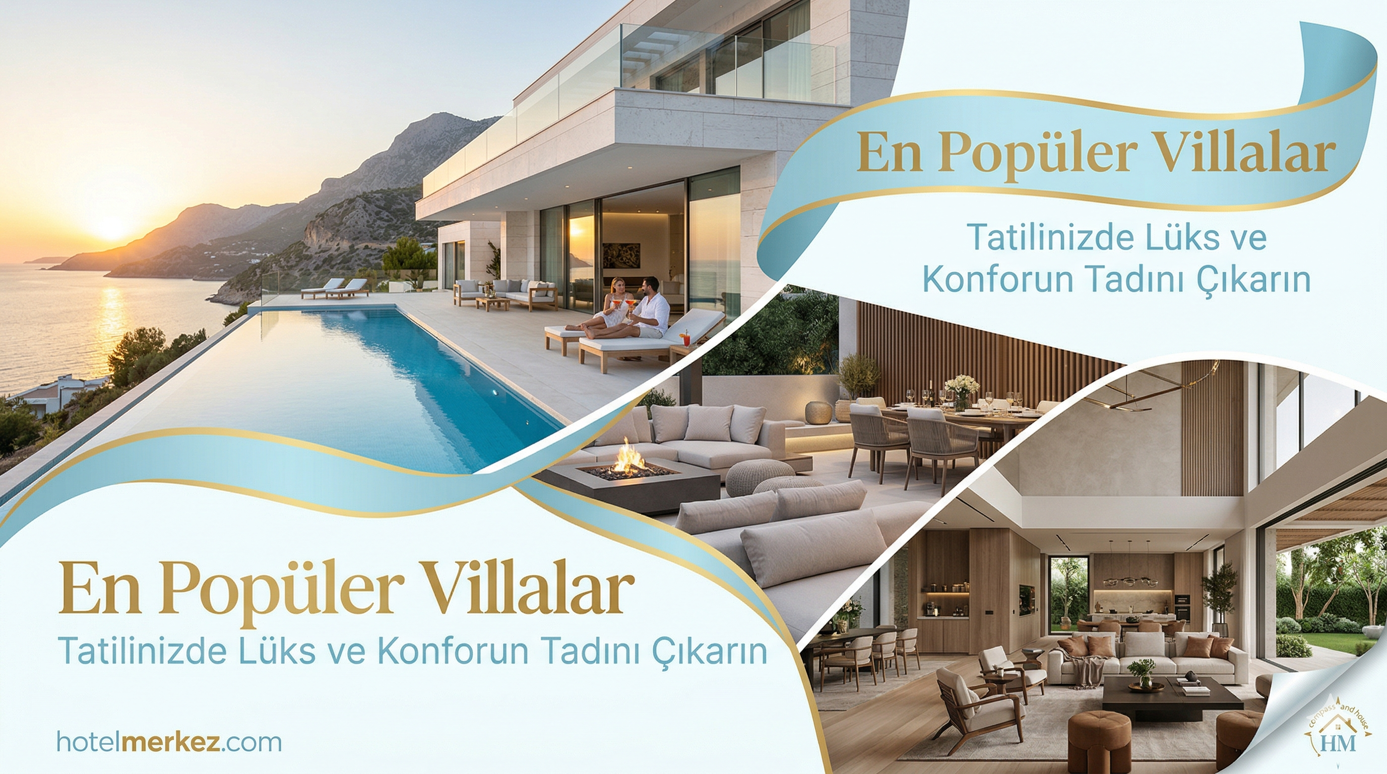 Tatilinizde Lüks ve Konforun Tadını Çıkarın En Popüler Villalar